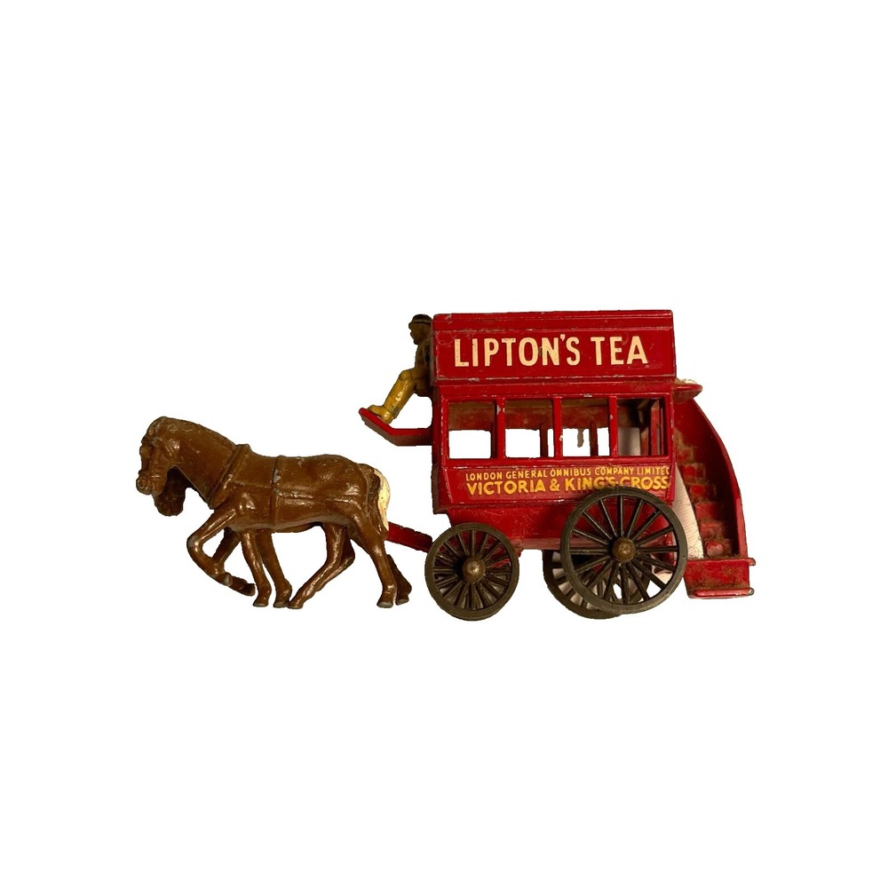 MB Lesney Lipton's Tea Horse Drawn Circus Carriage Stagecoach NO. 12 Vintage